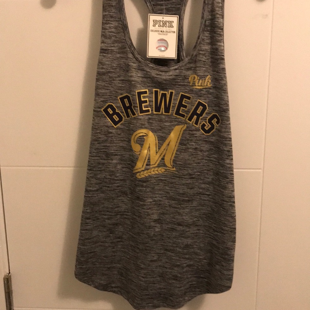 Victoria’s Secret PINK MLB Milwaukee Brewers sz M